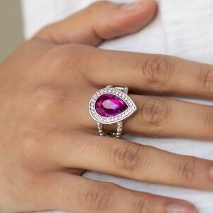 Hollywood Heirloom Pink Stretchy Ring